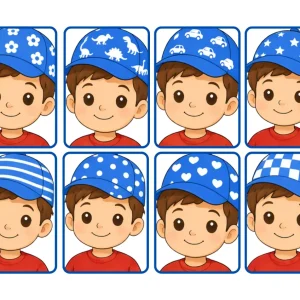 Compréhension de phrases simples : Les Casquettes