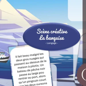 Scène créative d'hiver : La banquise