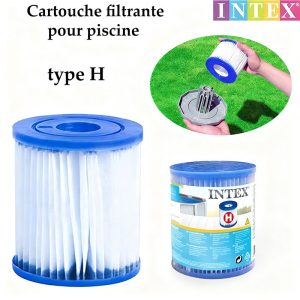 Cartouche filtrante pour piscine de type H -Intex