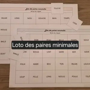 Loto des paires minimales