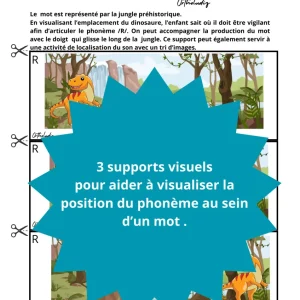 Aide visuelle R dinosaure