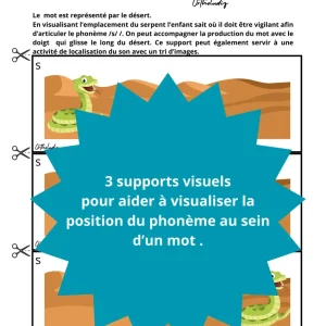 Aide visuelle articulation S