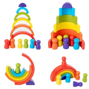 Arc-en-ciel en Bois pour enfants