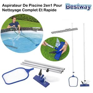 Aspirateur De Piscine 2en1 Pour Nettoyage Complet Et Rapide | Bestway