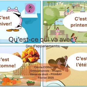 Pack_Qu'est-ce qui va avec ? 4 saisons ( jeu d'appariements LE)