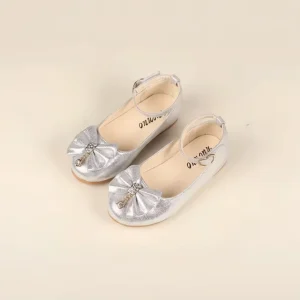 Ballerine bébé fille brillant argent - 48h