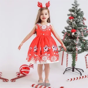 Robe enfant de Noël "Père Noël rieur"