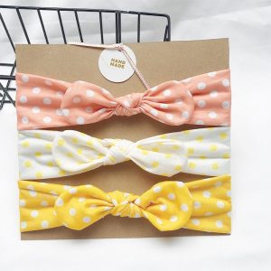 Bandeau fille 3 couleur (lot de 3)