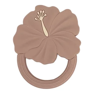 Anneau de Dentition Hibiscus Rose foncé