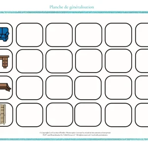 Généralisation d'Image : Les Meubles