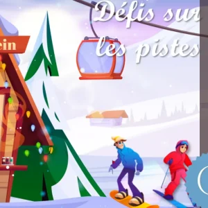 Défis sur les pistes - jeu de l'oie interactif - tous domaines