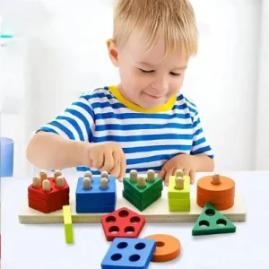 JOUET BEBE BOIS - BLOCS POUR NOURRISONS ET TOUT-PETITS