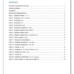 Protocole de lecture répétée 1