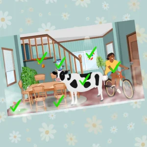 C'est bizarre dans la maison