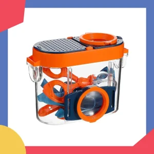 Kit d'Observation d'Insectes avec Boîte Loupe et Accessoires
