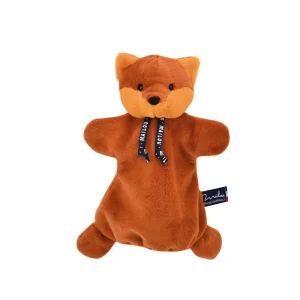 Marionnette Renard roux Dorlotin – Peluche Made in France