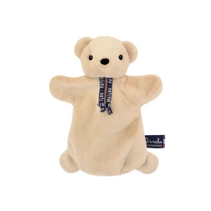 Marionnette Ourson beige Dorlotin – Peluche Made in France