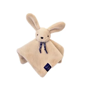 Doudou Lapin Plat Ivoire – Dorlotin Made in France