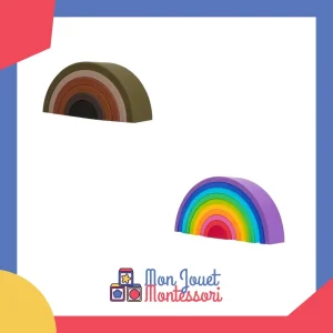 Petit Arc-En-Ciel en Bois
