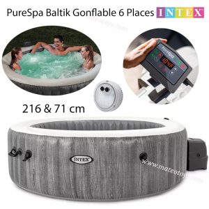 PureSpa Baltik Gonflable 6 Places 216 cm – Intex