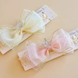 Bandeau noeud papillon couronne