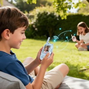 Talkie-walkie vidéo Rechargeable pour enfants