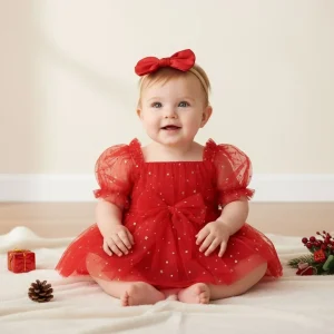 Barboteuse de noël Livia