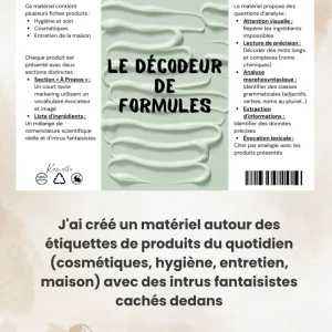 Le décodeur de formules