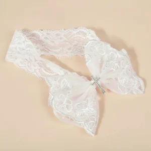 Bandeau blanc pour baptême