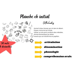 Planche /ch/ initial
