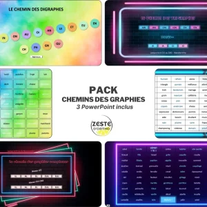 PACK Chemins des graphies (3 PowerPoint inclus)
