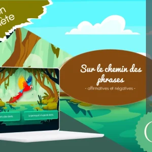Sur le chemin des phrases - affirmatives et négatives VERSION COMPLETE
