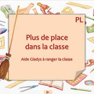 Plus de place dans la classe