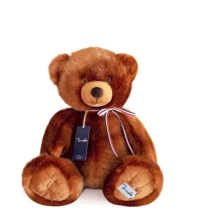 Ours en peluche caramel – L’Ours Maïlou made in France