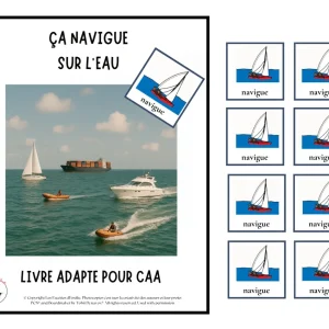 Livre Adapté en CAA, Verbe Naviguer et moyen de transport maritime