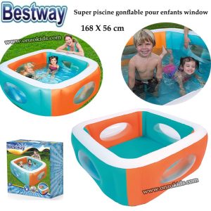 Piscine gonflable pour enfants window 168 X 56 cm – Bestway